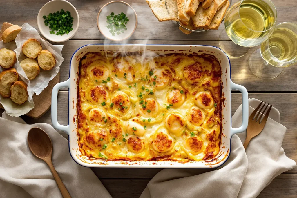 Gratin Poireaux Saint Jacques Facile Pr parer Mais Digne D un Vrai 